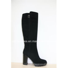 Botas femininas feitas sob medida modernas das senhoras do conforto da forma